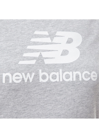 Серая летняя футболка New Balance
