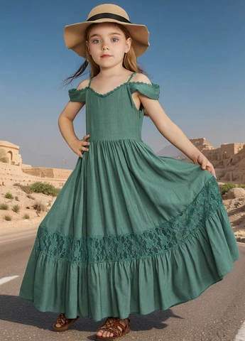 Зелена сукня SHEIN (367004580)