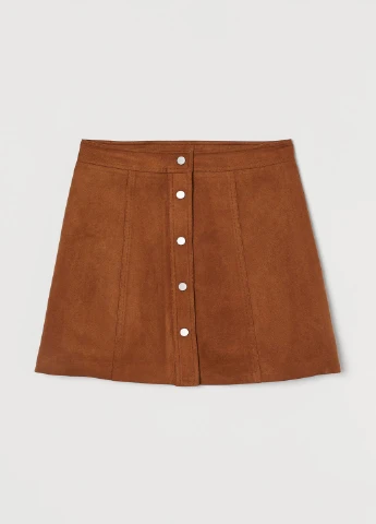 Коричневая юбка H&M