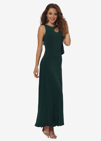 Темно-зелена кежуал сукня, сукня кльош Agata Webers однотонна