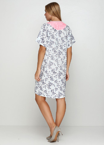 Комбинированное кэжуал платье Julien David с цветочным принтом