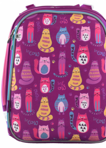 Рюкзак шкільний каркасний H-12 Cute cats (556024) 1 Вересня (205773081)
