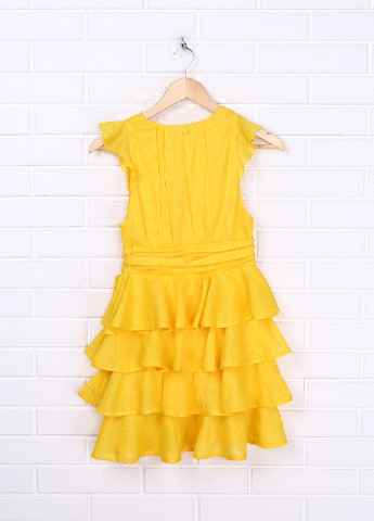 Желтое кэжуал платье Miss Sixty