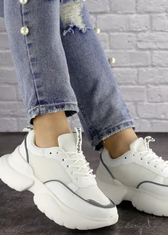 Жіночі кросівки Choe 1583 24 Білий Fashion комбіновані демісезони (223576521)