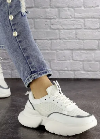 Жіночі кросівки Choe 1583 24 Білий Fashion комбіновані демісезони (223576521)