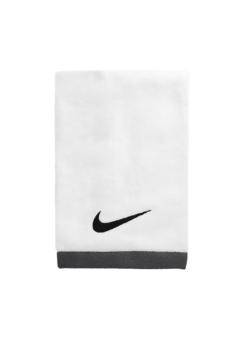 Nike рушник fundamental towel large white/black - n.100.1522.101.lg білий виробництво - В'єтнам