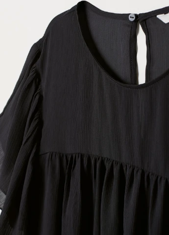 Чёрная блузка H&M
