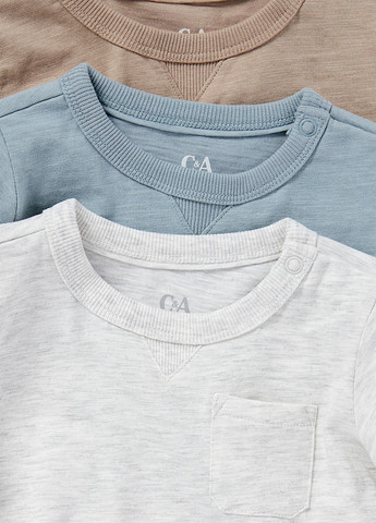 Разноцветный демисезонный кэжуал лонгслив C&A меланж