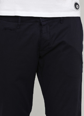 Синие кэжуал демисезонные зауженные брюки Moscanueva