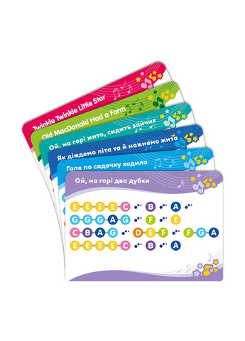 Піаніно Кольорові нотки (13 ел.) KIDDI SMART (362579676)