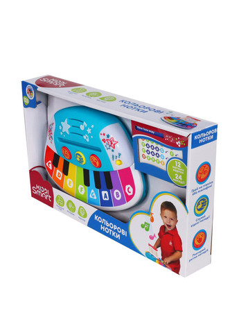 Піаніно Кольорові нотки (13 ел.) KIDDI SMART (362579676)
