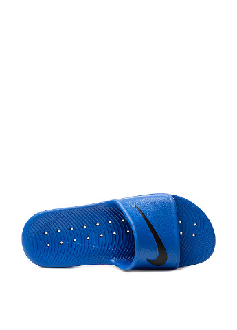Синие спортивные шлепанцы Nike