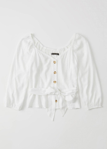 Біла літня блуза Abercrombie & Fitch
