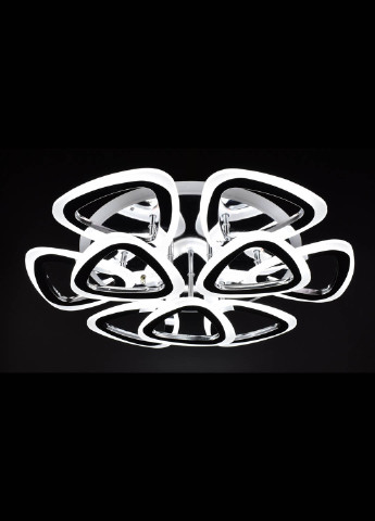 Люстра стельова LED з пультом A2502 / 6 + 3S-RGB-ch Хром 11х57х57 см. Handmade (234537696)