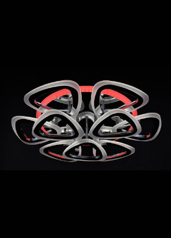 Люстра стельова LED з пультом A2502 / 6 + 3S-RGB-ch Хром 11х57х57 см. Handmade (234537696)