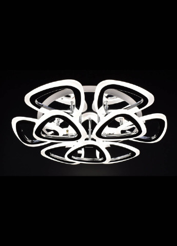 Люстра стельова LED з пультом A2502 / 6 + 3S-RGB-ch Хром 11х57х57 см. Handmade (234537696)