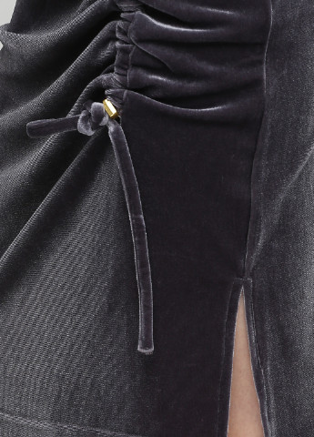 Темно-серая кэжуал однотонная юбка Minus карандаш