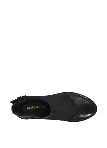 Туфлі Alromaro однотонні чорні кежуали