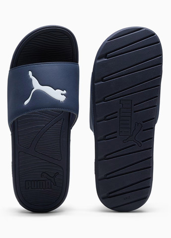 Синие спортивные, кэжуал, пляжные, домашние шлепанцы Puma