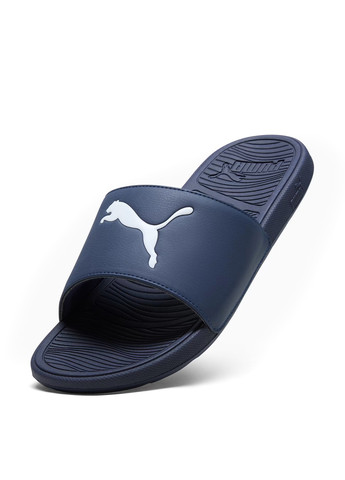 Синие спортивные, кэжуал, пляжные, домашние шлепанцы Puma