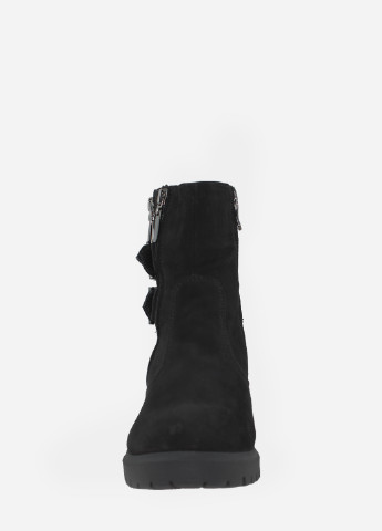 Зимние ботинки rsбруно черный Soldi из натурального нубука