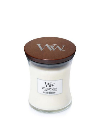 Ароматична свічка з ароматом ананаса і кокосового горіха Medium Island Coconut 275 г WoodWick (227515477)