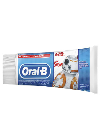 Зубна Паста Junior Star Wars, 75 мл Oral-B біла