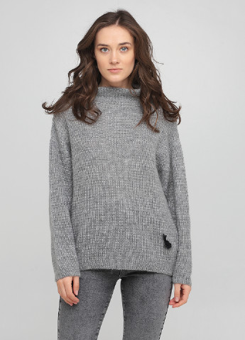 Серый демисезонный свитер Serianno