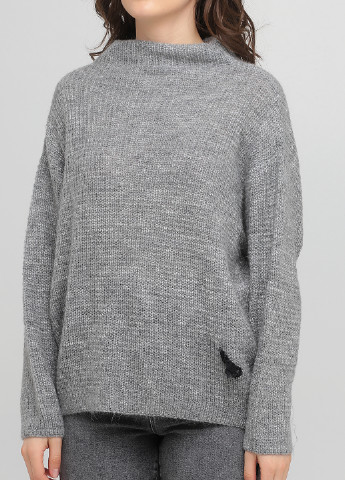 Серый демисезонный свитер Serianno