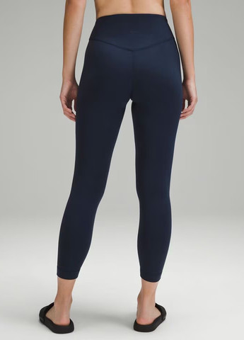 Темно-синие демисезонные леггинсы Lululemon Athletica