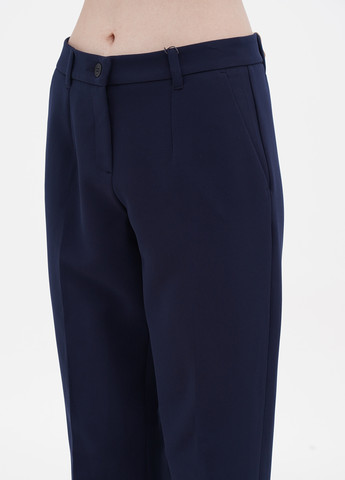 Синие кэжуал демисезонные классические брюки S.Oliver