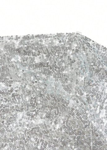 Комбинезон SHEIN комбинезон-брюки однотонный серебряный вечерний полиэстер