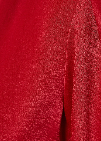 Красная демисезонная блуза на запах KOTON