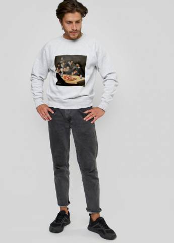 Серый свитшот мужской YAPPI (198688960)