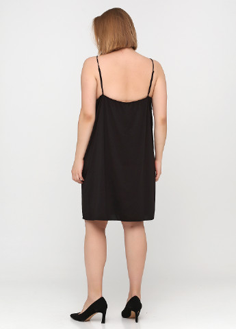 Чорна кежуал сукня з відкритою спиною H&M однотонна