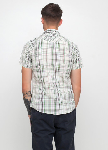 Цветная кэжуал рубашка в клетку Cipo & Baxx с коротким рукавом