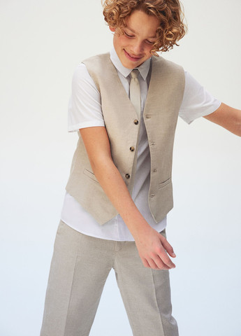 Комбінований демісезонний комплект (жилет, сорочка, краватка) H&M