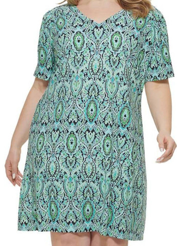 Зелена кежуал сукня Tommy Hilfiger з орнаментом