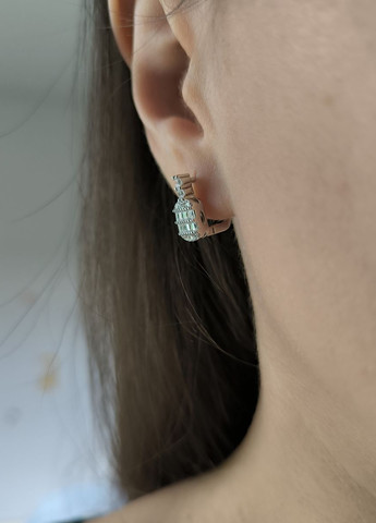 Серьги Silver Flame (350941261)