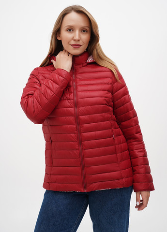 Красная демисезонная двухсторонняя куртка Minority