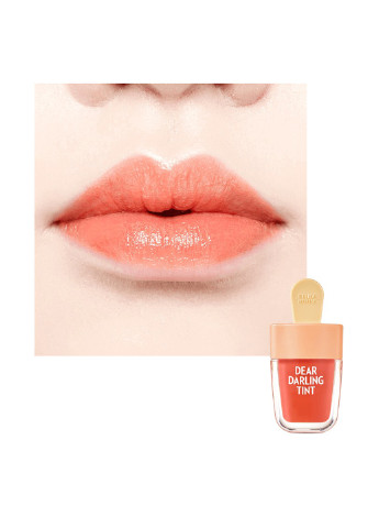 Тінт-гель для губ Dear Darling Water Gel Tint OR205 Apricot Red, 4,5 мл Etude House (188630295)