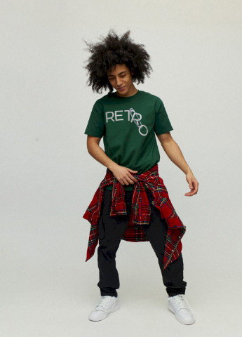 Темно-зелена футболка чоловіча YAPPI