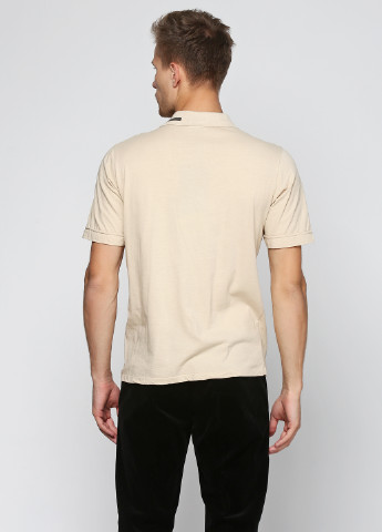 Светло-бежевая футболка-поло для мужчин Richmond