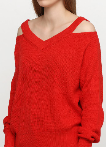 Терракотовый зимний пуловер пуловер CHD
