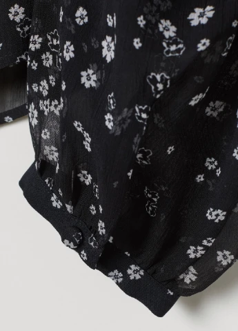 Чёрная блуза H&M