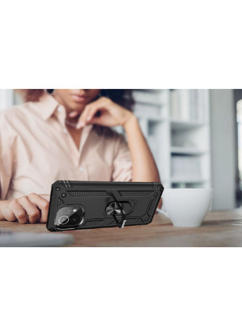 Чехол для мобильного телефона Military Xiaomi Mi 11 Lite / Mi 11 Lite 5G Black (706642) BeCover (252573333)