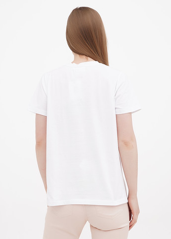 Белая летняя футболка Saint Tropez