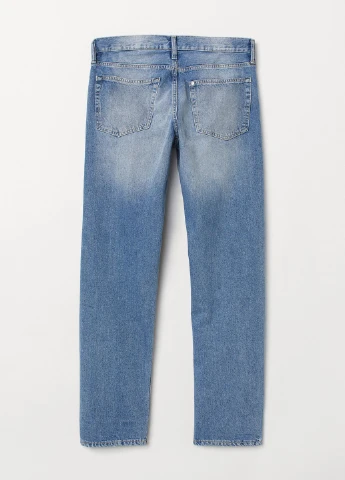 Голубые демисезонные джинсы H&M