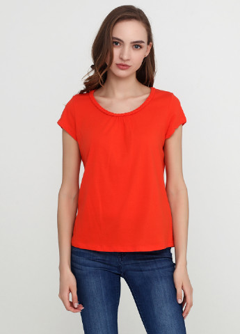 Оранжевая кэжуал футболка Mark