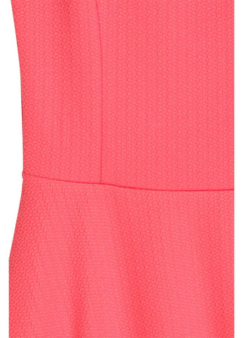 Кислотно-рожева кежуал сукня кльош H&M однотонна